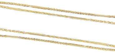 Goldkette 585 funkelnde 45 cm Halskette Collier Gold 14 kt massiv