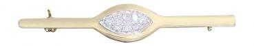 Goldbrosche - edle Brosche Gold 585 mit Brillanten Brillantbrosche - Top Design