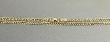 45 / 50 cm Goldkette 333 funkelnd Halskette Kette Gold geschliffen mit Karabiner