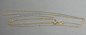 40 cm - 45 cm superzarte Goldkette 585 feine Gliederkette Gold 14 kt - Halskette