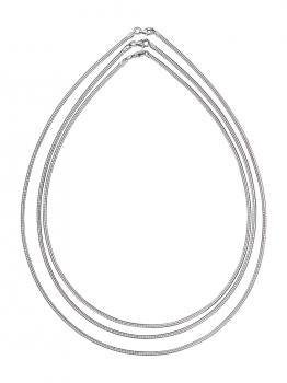 Halsreif Silber 925 Omega Silberreif 42 45 50 cm Tonda 2 mm Collier Silberkette