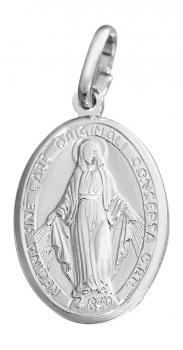 Anhänger Heilige Maria Silber 925 wundertätige Medaille Madonna Milagrosa