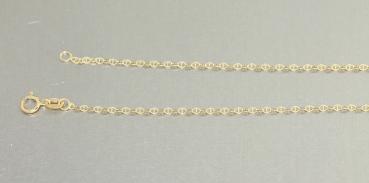 45 / 50 cm feine massive Goldkette 585 Ankerkette funkelnde Halskette Collier