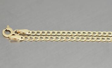 45 - 50 - 55 cm massive Panzerkette Gold 585 Halskette Goldkette Gelbgold 2, 6 mm