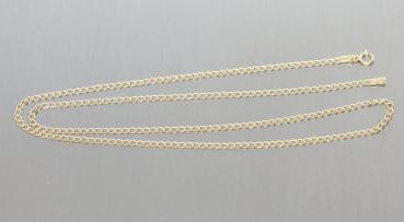 Goldkette 333 Panzerkette massiv Kette Gold Halskette 2, 2 mm breit 45 / 50 cm