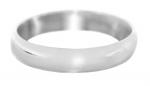 Ring Silber 835 massiv 4 mm breiter Silberring schlichter Bandring Damen